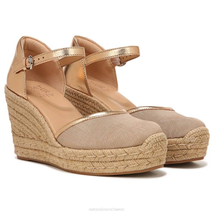 Frauen Naturalizer bianca taupe/bronze fbr Bianca Espadrille-Sandale 66FF519