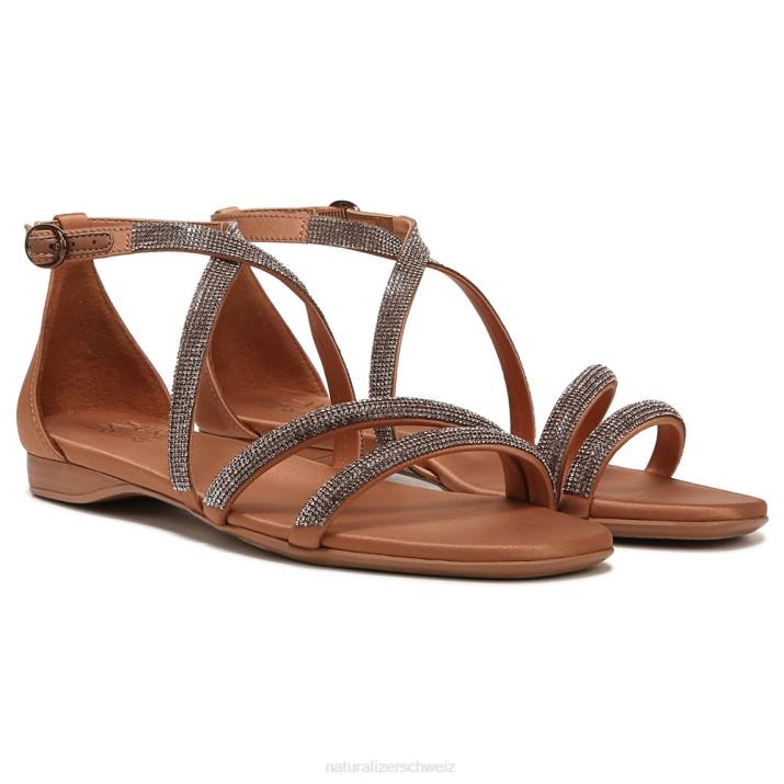 Frauen Naturalizer Englischer Teestoff Sizilien Sandale 66FF380