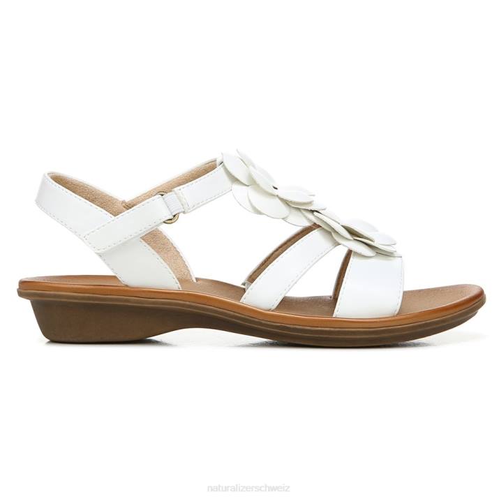 Frauen Naturalizer weiß, von Menschenhand geschaffen Soul Sing 2 Sandale 66FF389