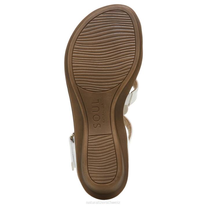 Frauen Naturalizer weiß, von Menschenhand geschaffen Soul Sing 2 Sandale 66FF389