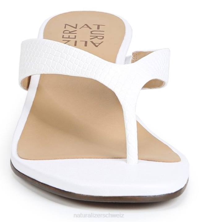 Frauen Naturalizer Weiße Schlange, künstlich erschaffen Lenna Keilsandale 66FF608
