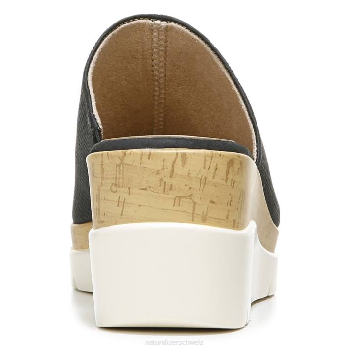 Frauen Naturalizer schwarz, von Menschenhand geschaffen Soul Goodtimes Mule Wedge Sandale 66FF544