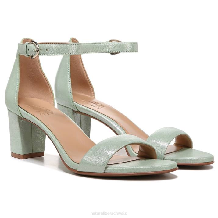 frühlingsmintfarbenes Leder