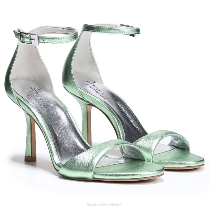 Frauen Naturalizer lilypadgrünes Leder 27 Edit Violette Kleid-Sandale 66FF142