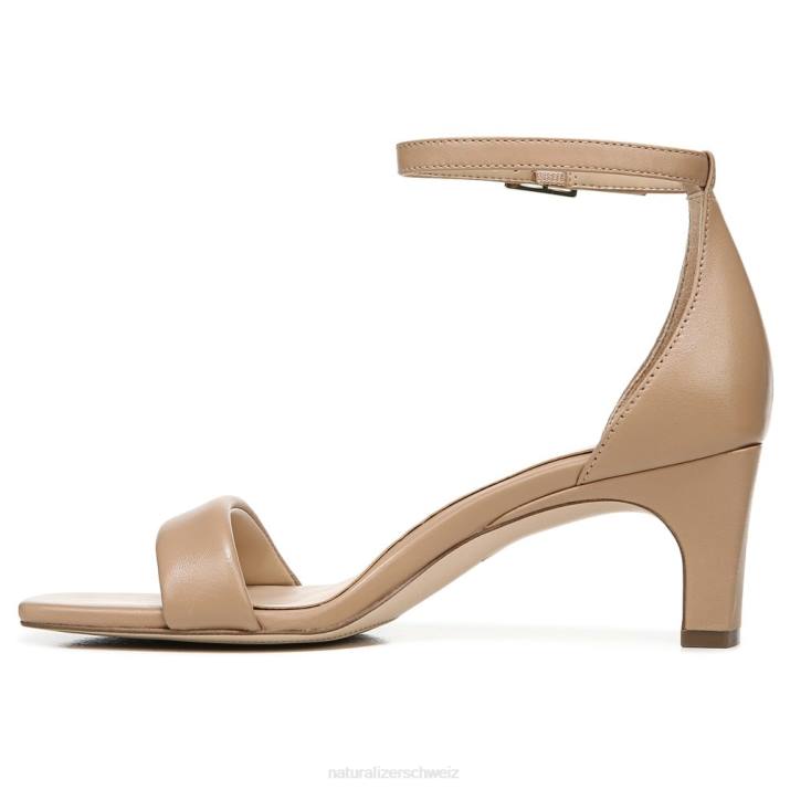 Frauen Naturalizer taupefarbenes Leder 27 Edit Iris-Kleidsandale 66FF112