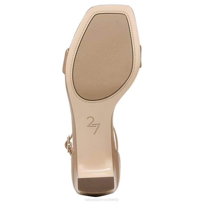 Frauen Naturalizer taupefarbenes Leder 27 Edit Iris-Kleidsandale 66FF112