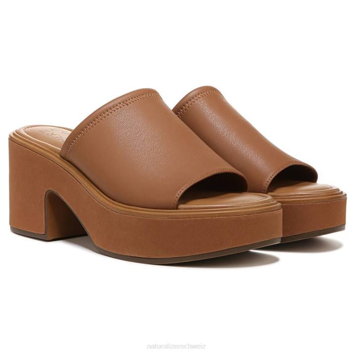 Frauen Naturalizer braunes Synthetik Cassie-Slide-Sandale 66FF622
