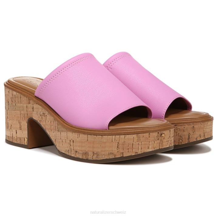 Frauen Naturalizer rosa Synthetik Cassie-Slide-Sandale 66FF619