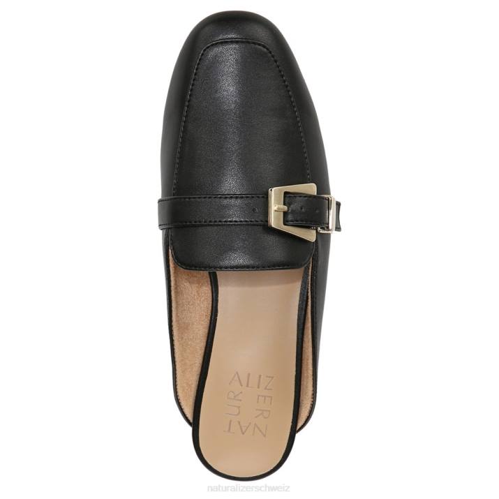 Frauen Naturalizer schwarz glatt künstlich hergestellt Kayden 3 Maultier 66FF542