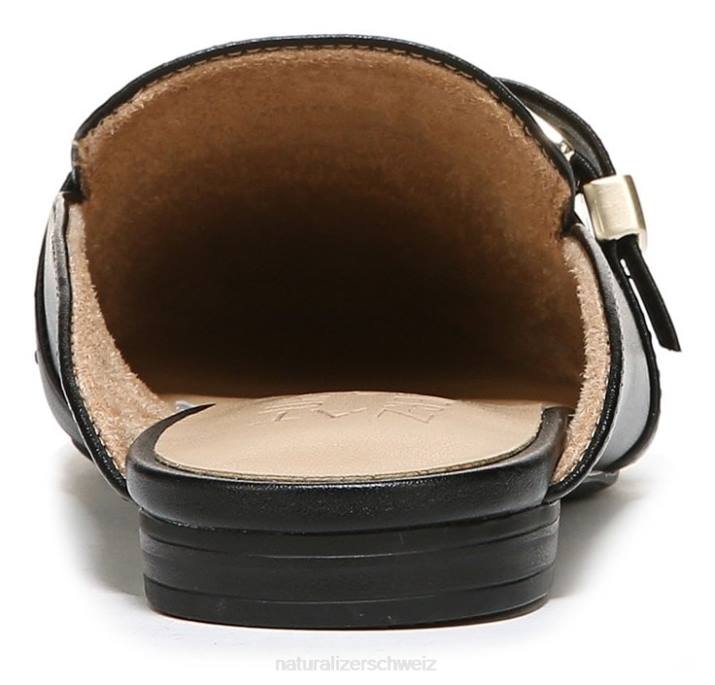 Frauen Naturalizer schwarz glatt künstlich hergestellt Kayden 3 Maultier 66FF542