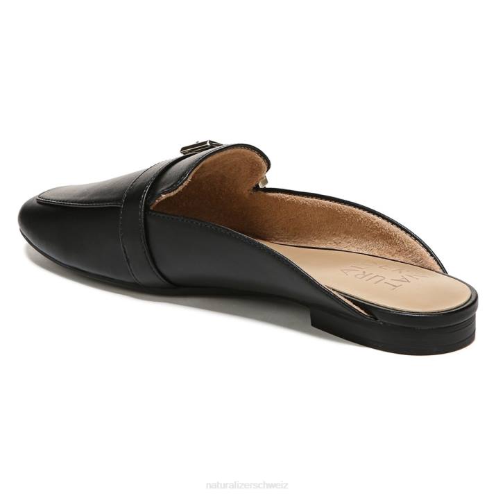 Frauen Naturalizer schwarz glatt künstlich hergestellt Kayden 3 Maultier 66FF542