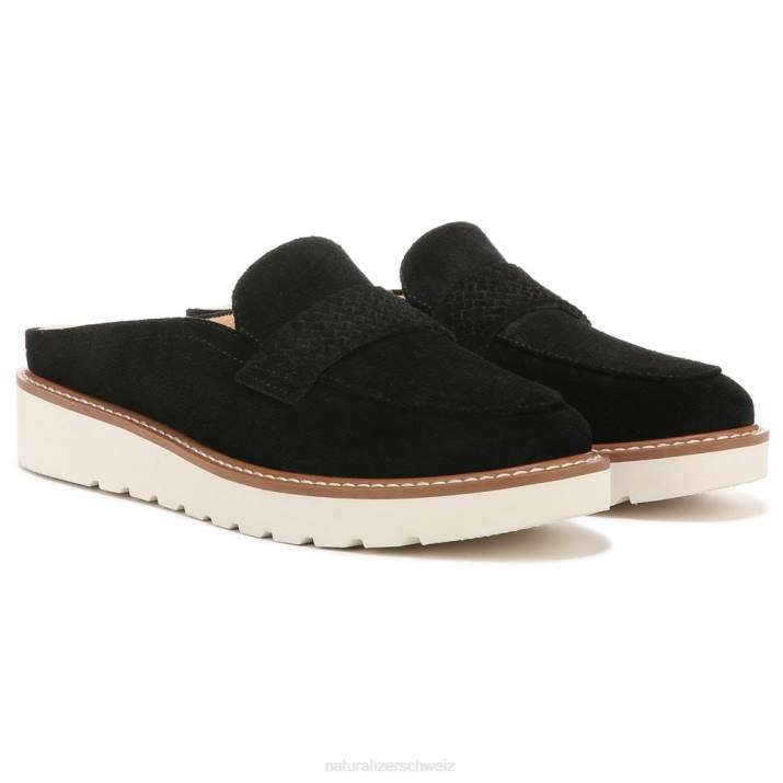 Frauen Naturalizer schwarzes Wildleder Adiline-Mule 66FF553