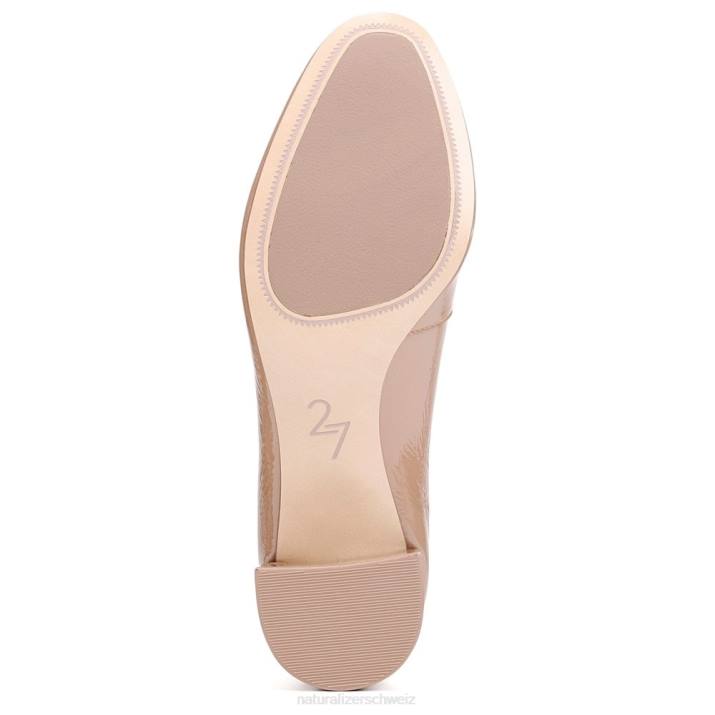 Frauen Naturalizer taupefarbenes Lackleder 27 Rebecca Pump bearbeiten 66FF416