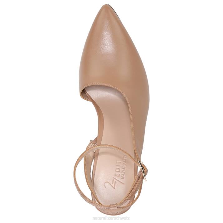 Frauen Naturalizer taupefarbenes Leder 27 Edit Adelice Pump 66FF218