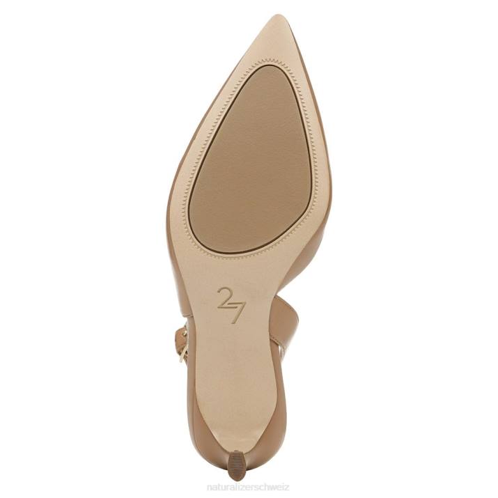 Frauen Naturalizer taupefarbenes Leder 27 Edit Felicia Pump 66FF146