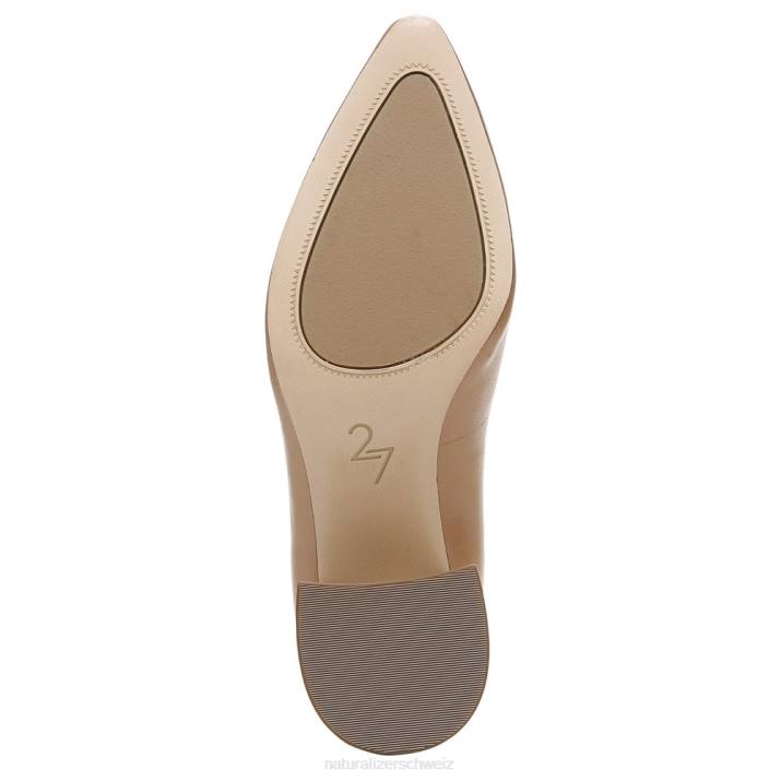 Frauen Naturalizer taupefarbenes Leder 27 Edit Licia Pumpe 66FF109