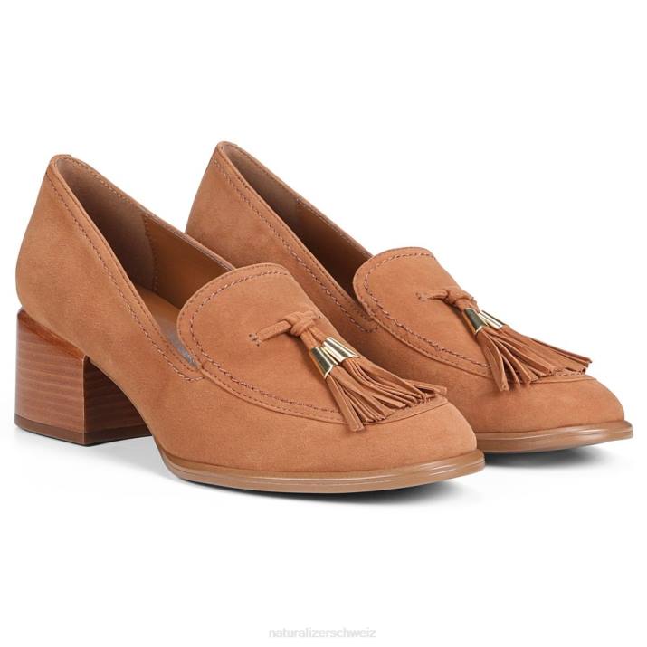 Frauen Naturalizer Englisches Tee-Wildleder Trixie-Loafer 66FF654