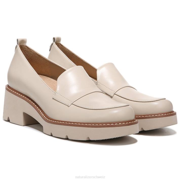 Frauen Naturalizer Porzellanhautleder Darry-Loafer mit Stollensohle 66FF166