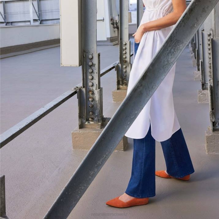 Frauen Naturalizer Vintage-Schlangenleder in Mauve Kristin Flat 66FF267