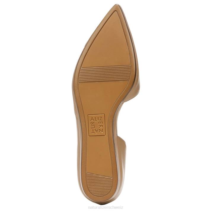 Frauen Naturalizer taupefarbenes Leder 27 edit karla d\'orsay flat 66FF264