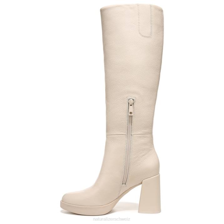 Frauen Naturalizer Porzellanbeiges Kieselleder Kniehoher Stiefel der Marke Gen N Align 66FF376