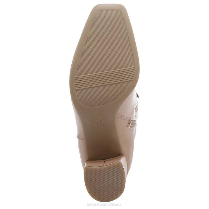 Frauen Naturalizer Taupefarbenes, glattes Synthetikmaterial Waylon kniehoher Stiefel 66FF593