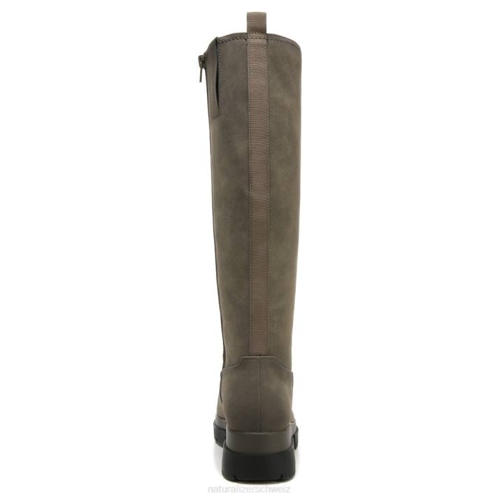 Frauen Naturalizer dunkelolivfarbener Synthetikstoff Kniehoher Stiefel von Soul Orchid 66FF612