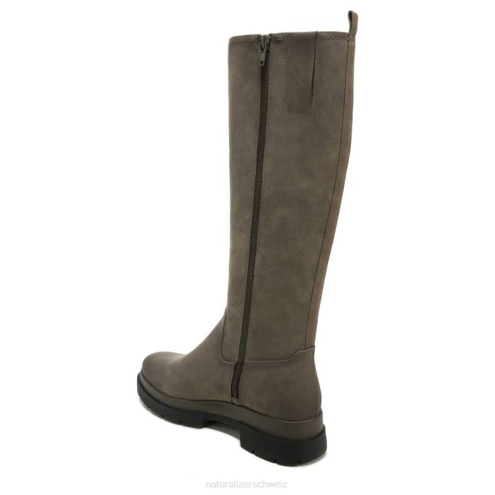 Frauen Naturalizer dunkelolivfarbener Synthetikstoff Kniehoher Stiefel von Soul Orchid 66FF612