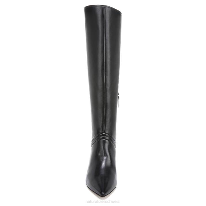 Frauen Naturalizer schwarzes Leder 27 Edit „Falencia“ kniehoher eleganter Stiefel 66FF247