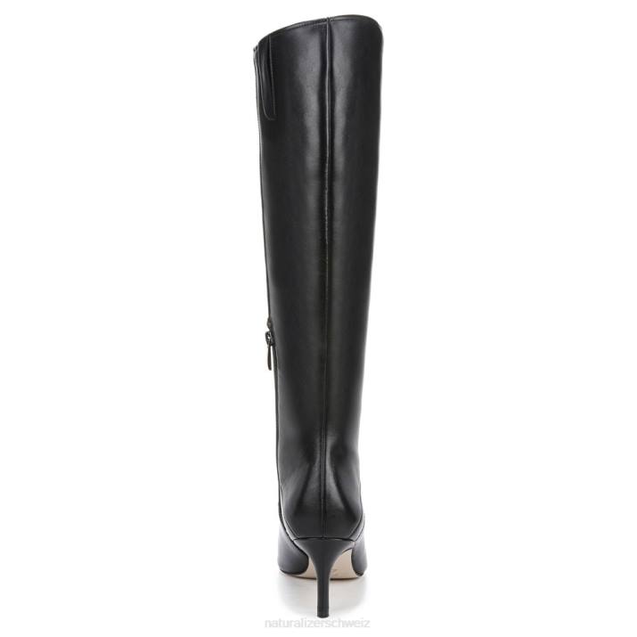 Frauen Naturalizer schwarzes Leder 27 Edit „Falencia“ kniehoher eleganter Stiefel 66FF247