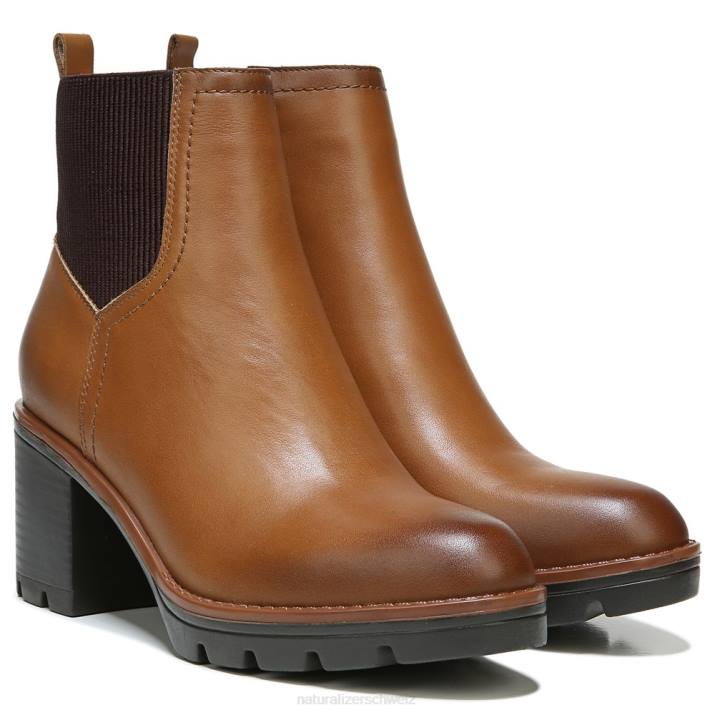 Frauen Naturalizer Ciderspice-Leder Wasserdichter Stiefel von Verney 66FF270