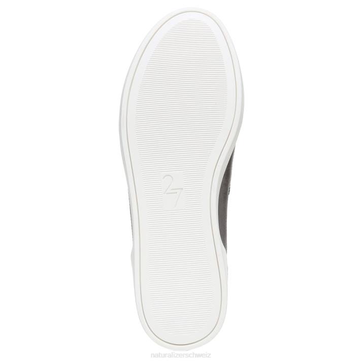 Frauen Naturalizer Mesh-Leder in Silber/Zinn 27 Edit Valda Slip-On-Sneaker 66FF281