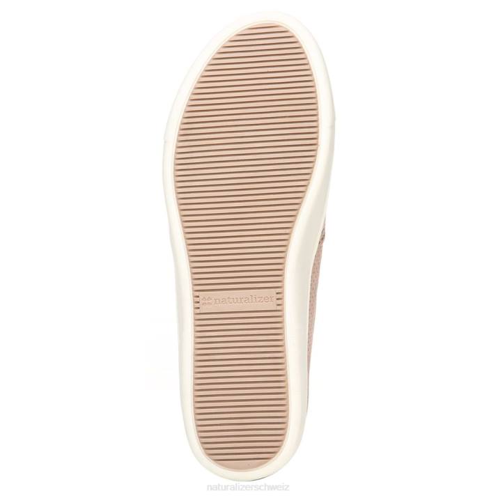 Frauen Naturalizer lilafarbenes Leder Marianne Slip-on-Sneaker 66FF512