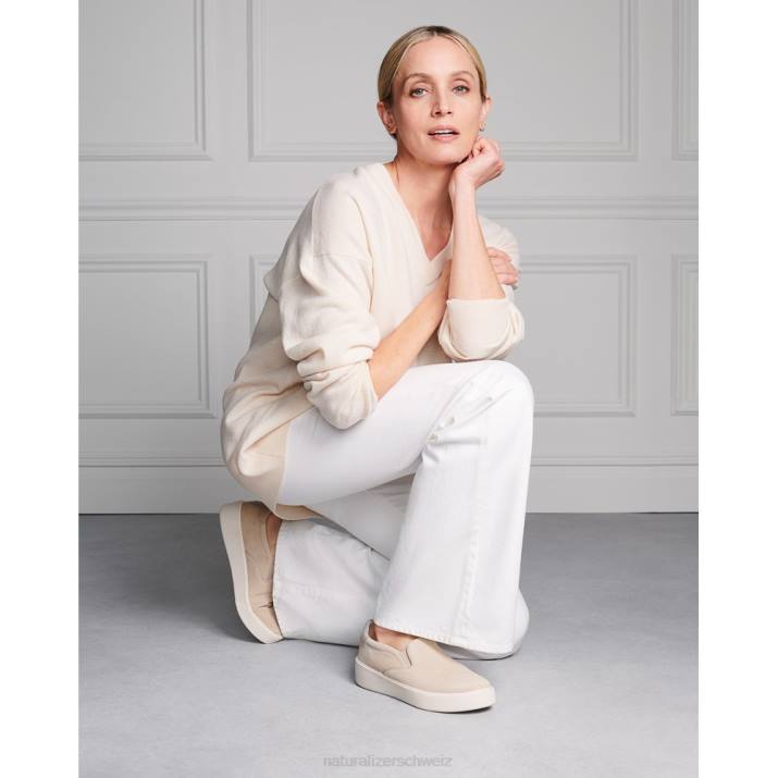 Frauen Naturalizer tiefes Porzellan-Wildleder Marianne 2.0 Slip-on-Sneaker 66FF355