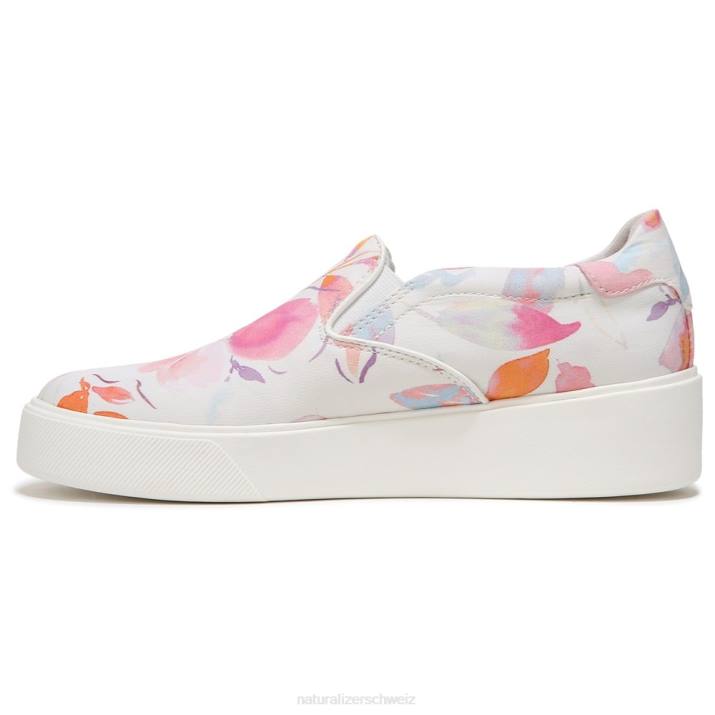Frauen Naturalizer weiß/rosa Blumenstoff Marianne 2.0 Slip-on-Sneaker 66FF354