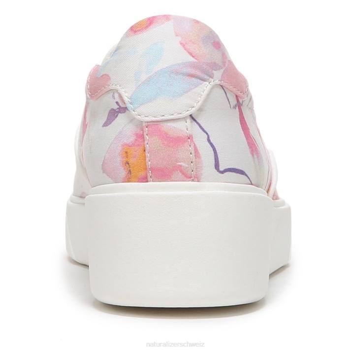 Frauen Naturalizer weiß/rosa Blumenstoff Marianne 2.0 Slip-on-Sneaker 66FF354